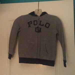 Zip-up polo hoodie sweeter